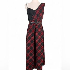 Urbanic plaid midi dress